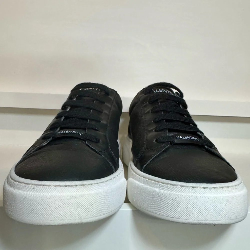 VALENTINO BY MARIO VALENTINO Febo Sauvage Pt. Leather Sneakers Men 7 Women 8.5 - Picture 7 of 16
